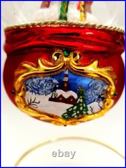 Christopher Radko Santa's Snowy World #1020151 Limited Edition Santa In Dome