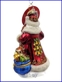 Christopher Radko Santas Pear Tree Christmas Tree Holiday Ornament 1021244
