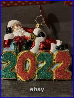 Christopher Radko Shiny Brite 2022-2023-2024-2025 Lot Of 4 NWT IN BOXES