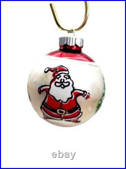 Christopher Radko Shiny Brite Jolly Santa Assortment Shapes #4015630