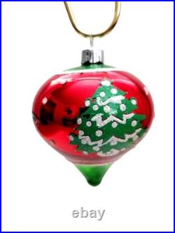 Christopher Radko Shiny Brite Jolly Santa Assortment Shapes #4015630