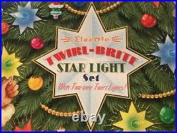 Christopher Radko, Shiny Brite Lights, Twirl-brite Star Light Set, Christmas, New