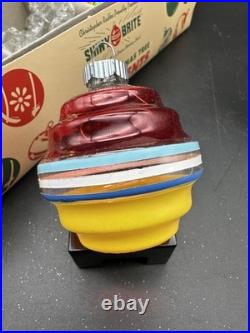 Christopher Radko Shiny Brite Petite Ripples And Forms Ornaments 40-0098-0 2.5