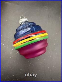 Christopher Radko Shiny Brite Petite Ripples And Forms Ornaments 40-0098-0 2.5