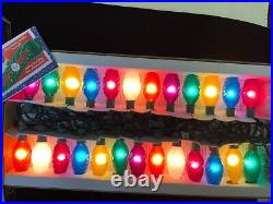 Christopher Radko Shiny Brite Satin Twirl Brite Lights 25 Bulbs 7 Colors
