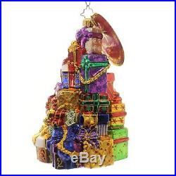 Christopher Radko Snazzy Stack Packages & Gifts Christmas Ornament