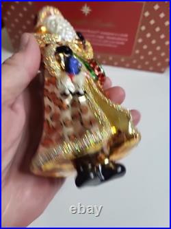 Christopher Radko Snow Beard Sparkle Lepoard Rare