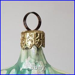 Christopher Radko Snow Castle Glass Christmas Ornament 7 RETIRED