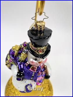 Christopher Radko Snow Swept Memories Alzheimer's Ornament Artist Signed MINT