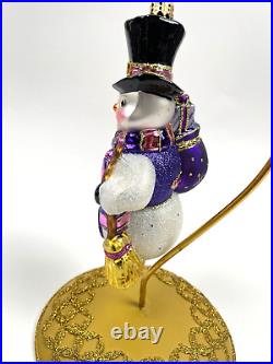 Christopher Radko Snow Swept Memories Alzheimer's Ornament Artist Signed MINT