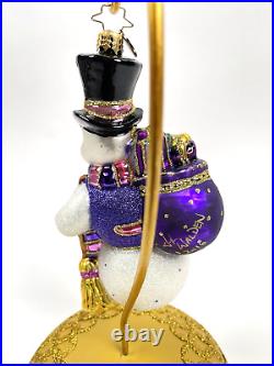 Christopher Radko Snow Swept Memories Alzheimer's Ornament Artist Signed MINT