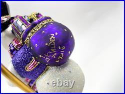 Christopher Radko Snow Swept Memories Alzheimer's Ornament Artist Signed MINT