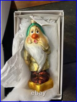 Christopher Radko Snow White and The Seven Dwarfs Ornament Set Of 8 Pieces