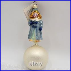 Christopher Radko Snowy & Bright Christmas Ornament Rare