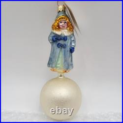Christopher Radko Snowy & Bright Christmas Ornament Rare
