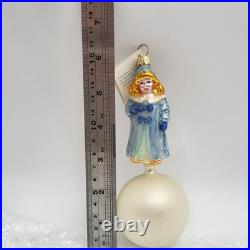 Christopher Radko Snowy & Bright Christmas Ornament Rare