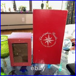 Christopher Radko Spring Fever 7 Ornament With 12 Green Glass Radko Stand