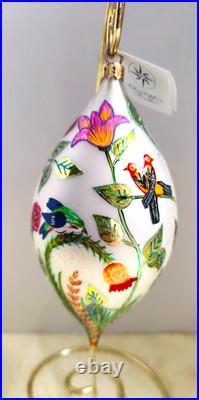 Christopher Radko Spring Fever Bird Flower RARE