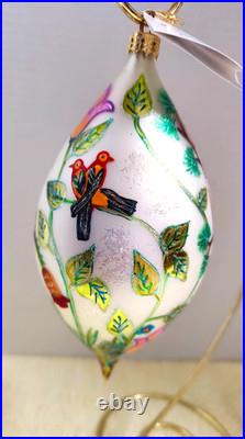Christopher Radko Spring Fever Bird Flower RARE