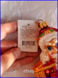 Christopher Radko St. Cracker Claus #00-NCT-3 Christmas ornament 2000 withtags
