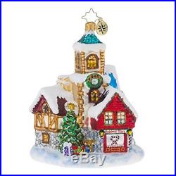 Christopher Radko St. Nicholas Lane Cottages & Houses Christmas Ornament
