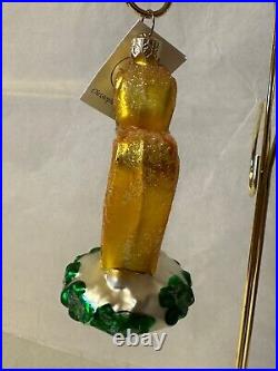 Christopher Radko St. Partick's Day Ornament Lucky Golden Shamrock Harp Mint