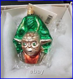 Christopher Radko Star Wars Ornaments Set of 4 Preowned with tags and box