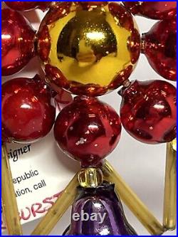 Christopher Radko Starburst Tree Topper 92-211-0 Czech