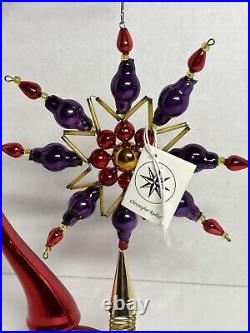 Christopher Radko Starburst Tree Topper 92-211-0 Czech