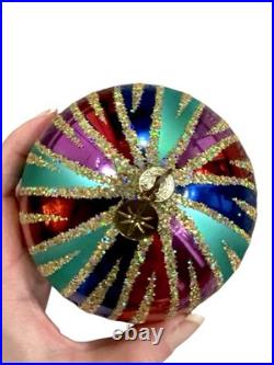 Christopher Radko Striped Cavalcade Drop Ornament 01-0381-0 RARE