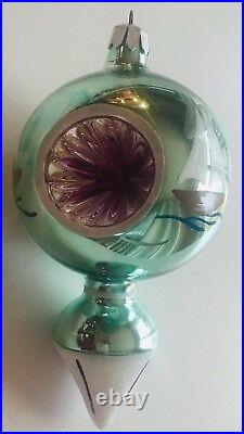 Christopher Radko Super Rare 1986 First Year NAUTICAL Glass Ornament