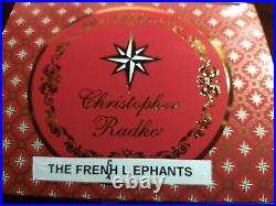 Christopher Radko THE FRENCH L EPHANTS 1997 Italian Ornament 97-437-0 BABAR