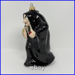 Christopher Radko THE HAG Evil Queen Snow White Seven Dwarfs 1998 Glass Ornament