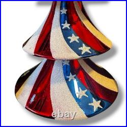 Christopher Radko TRIM TWIST TREE STAR Glass Ornament Rare 2005