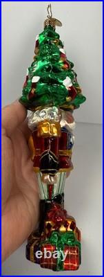 Christopher Radko Tannenbaum Top Hat Nutcracker Glass Christmas Ornament 7