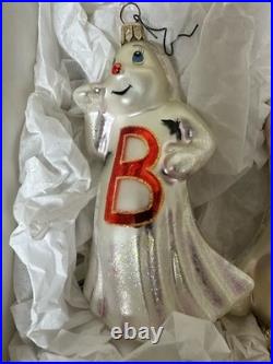 Christopher Radko The Boo Boys Halloween Ornaments 4 99-056-0 Ghosts Halloween