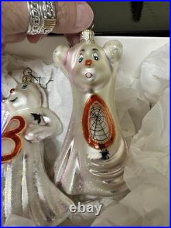 Christopher Radko The Boo Boys Halloween Ornaments 4 99-056-0 Ghosts Halloween