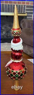 Christopher Radko The Center Of Attention Retired 1019496 Tree Topper 17.5