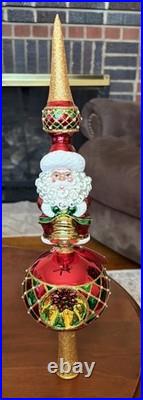 Christopher Radko The Center Of Attention Retired 1019496 Tree Topper 17.5