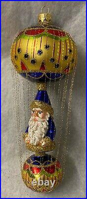 Christopher Radko The First Decade Wire-Wrapped Santa Mission Ball New
