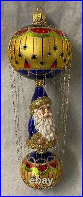 Christopher Radko The First Decade Wire-Wrapped Santa Mission Ball New
