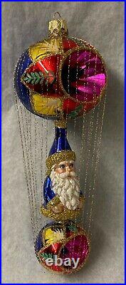 Christopher Radko The First Decade Wire-Wrapped Santa Star Fire New
