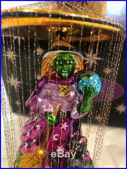Christopher Radko This Brew's for You Witch Halloween Christmas ornament Box