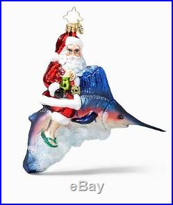 Christopher Radko Tommy Bahama Merry Marlin Ornaments