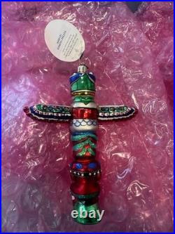 Christopher Radko Totem Tidings Ornament