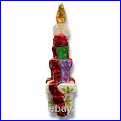 Christopher Radko Tower of Treasures Finial w Original Packaging