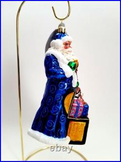 Christopher Radko Toychest Santa #1015190 25th Anniversary Collection Santa