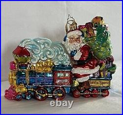 Christopher Radko Toyland Transport RARE- Santa On train 7