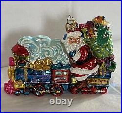 Christopher Radko Toyland Transport RARE- Santa On train 7