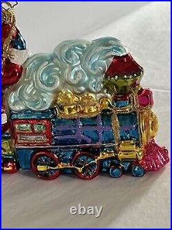 Christopher Radko Toyland Transport RARE- Santa On train 7